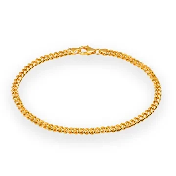 IX Studios Armbånd til Herre, Dame udført i 925 Sterling Sølv i en flot Guld farve