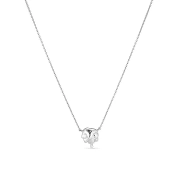 Jane Kønig Halskæde til Dame udført i 925 Sterling Sølv i en flot Sølv farve