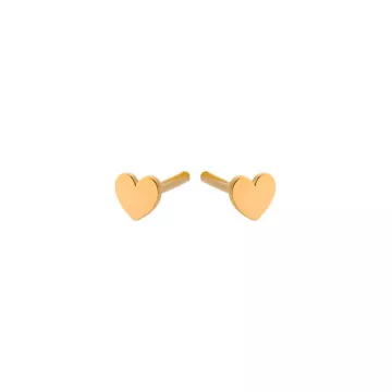 Pernille Corydon Øreringe til Dame udført i 925 Sterling Sølv i en flot Guld farve