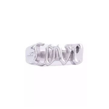 IX Studios Ring til Herre, Dame udført i 925 Sterling Sølv i en flot Sølv farve