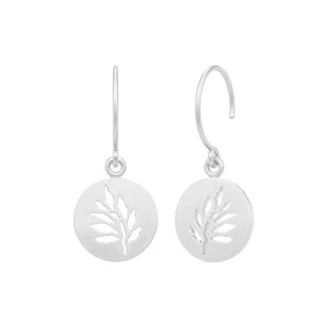 Julie Sandlau Øreringe til Dame udført i 925 Sterling Sølv i en flot Sølv farve