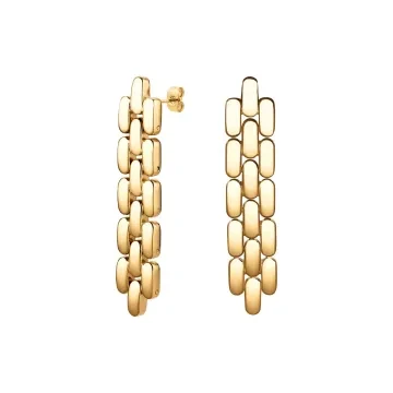 Rosefield &Oslash;reringe til Dame udf&oslash;rt i Rustfrit st&aring;l i en flot Guld farve