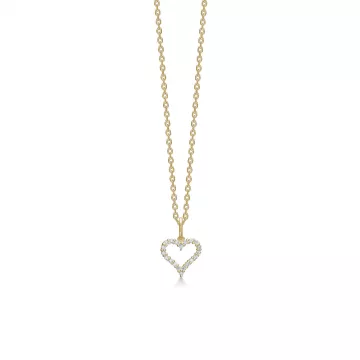 Mads Z Halskæde til Dame udført i Guld i en flot Guld farve