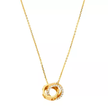 Michael Kors Halskæde til Dame udført i 925 Sterling Sølv i en flot Guld farve