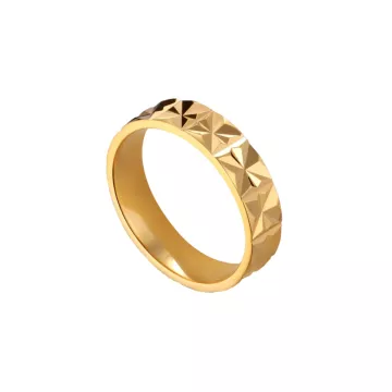 Jane Kønig Ring til Dame udført i 925 Sterling Sølv i en flot Guld farve