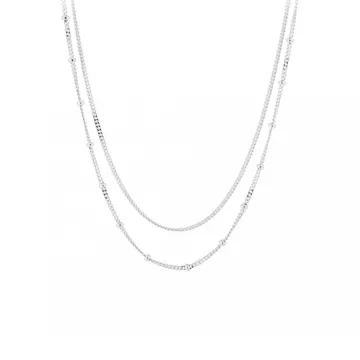 Pernille Corydon Halskæde til Dame udført i 925 Sterling Sølv i en flot Sølv farve