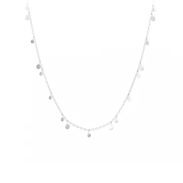 Pernille Corydon Halskæde til Dame udført i 925 Sterling Sølv i en flot Sølv farve