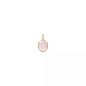 Julie Sandlau Vedhæng til Dame udført i 925 Sterling Sølv i en flot Guld, Lyserød farve
