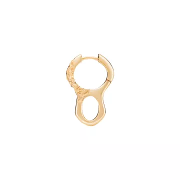 Maria Black Ørering Single til Dame udført i 925 Sterling Sølv i en flot Guld farve