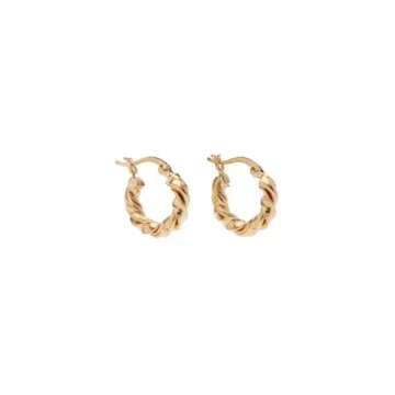 Pico Øreringe til Dame udført i Messing i en flot Guld farve