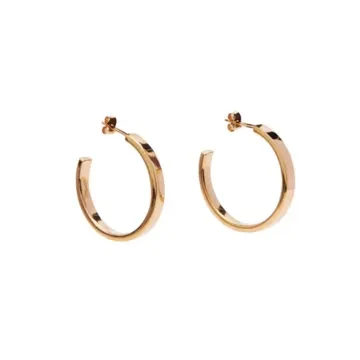 Pico Øreringe til Dame udført i Messing i en flot Guld farve