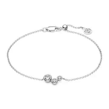 Sif Jakobs Armb&aring;nd til Dame udf&oslash;rt i 925 Sterling S&oslash;lv i en flot S&oslash;lv farve