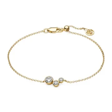 Sif Jakobs Armb&aring;nd til Dame udf&oslash;rt i 925 Sterling S&oslash;lv i en flot Guld farve