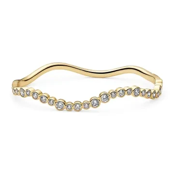 Sif Jakobs Armb&aring;nd til Dame udf&oslash;rt i 925 Sterling S&oslash;lv i en flot Guld farve