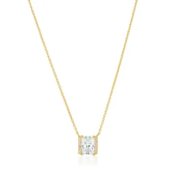 Sif Jakobs Halskæde til Dame udført i 925 Sterling Sølv i en flot Guld, Hvid farve