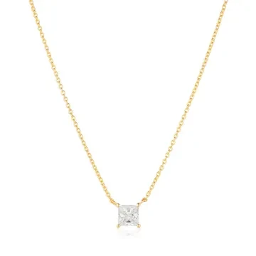 Sif Jakobs Halskæde til Dame udført i 925 Sterling Sølv i en flot Guld, Hvid farve