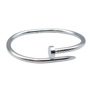 SKØR Armbånd til Herre, Dame udført i  i en flot Sølv farve