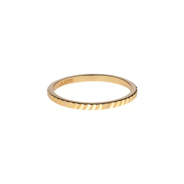 Jane Kønig Ring til Dame udført i 925 Sterling Sølv i en flot Guld farve