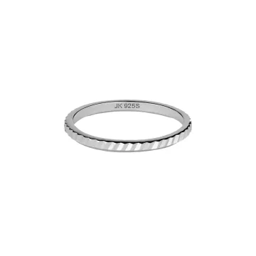 Jane Kønig Ring til Dame udført i 925 Sterling Sølv i en flot Sølv farve