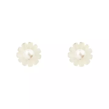 House of Vincent Øreringe til Dame udført i 925 Sterling Sølv i en flot Guld farve