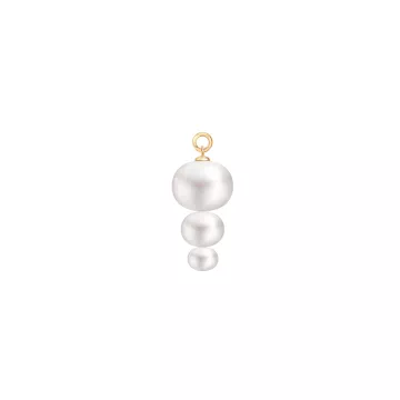 Julie Sandlau Ørevedhæng til Dame udført i Guld i en flot Guld farve