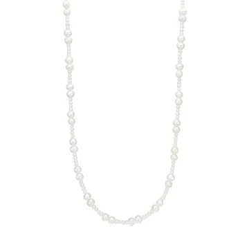 Julie Sandlau Halskæde til Dame udført i Guld i en flot Guld farve