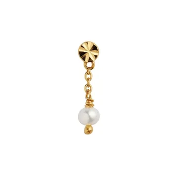 STINE A Jewelry Ørering Single til Dame udført i 925 Sterling Sølv i en flot Guld farve