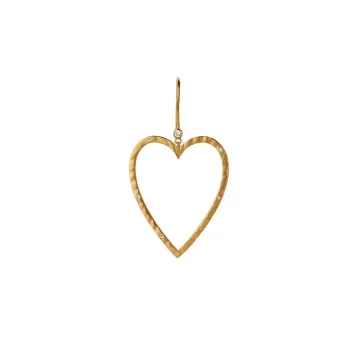 STINE A Jewelry Ørering Single til Dame udført i 925 Sterling Sølv i en flot Guld farve