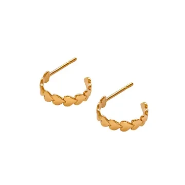 STINE A Jewelry &Oslash;rering Single til Dame udf&oslash;rt i 925 Sterling S&oslash;lv, Guld i en flot Guld farve