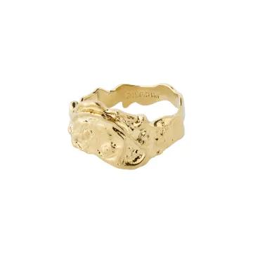 Pilgrim Ring til Dame udført i Messing i en flot Guld farve