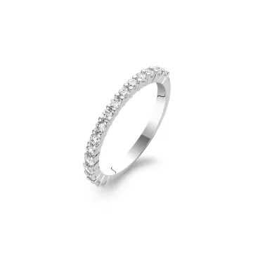 Ti Sento Ring til Dame udført i 925 Sterling Sølv i en flot Sølv farve