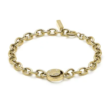 Olivia Burton Armbånd til Dame udført i Rustfrit stål i en flot Guld farve