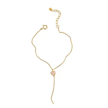 STINE A Jewelry Armbånd til Dame udført i 925 Sterling Sølv i en flot Guld farve