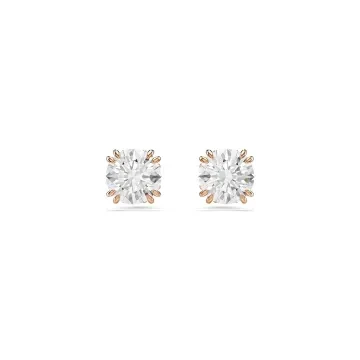 Swarovski Øreringe til Dame udført i Rustfrit stål, Sten i en flot Rosaguld farve