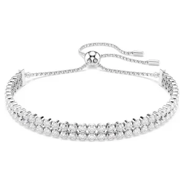 Swarovski Armbånd til Dame udført i Rustfrit stål, Sten i en flot Sølv farve