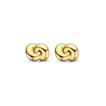 Ti Sento Øreringe til Dame udført i 925 Sterling Sølv, Guld i en flot Guld farve