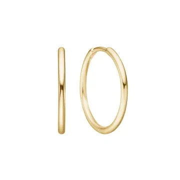 Avilé Jewelry Øreringe til Dame udført i 925 Sterling Sølv i en flot Guld farve