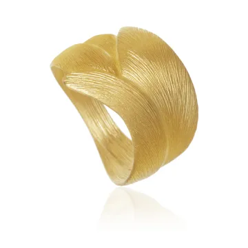 Dulong Ring til Dame udført i Guld i en flot Guld farve