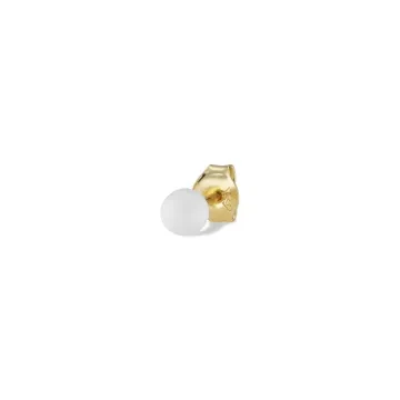 Jane Kønig Ørering Single til Dame udført i 925 Sterling Sølv, Guld i en flot Guld farve