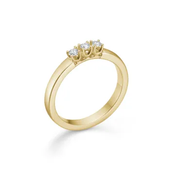 Mads Z Ring til Dame udført i Guld i en flot Guld farve