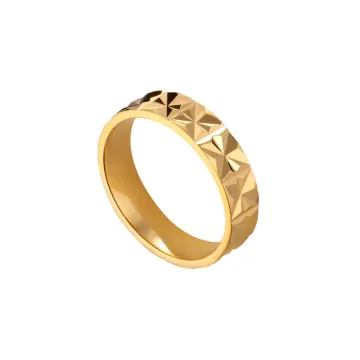 Jane Kønig Ring til Dame udført i 925 Sterling Sølv i en flot Guld farve