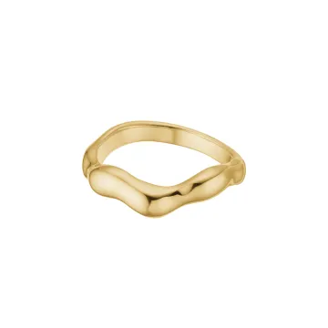 Dissing Ring til Dame udført i 925 Sterling Sølv i en flot Guld farve