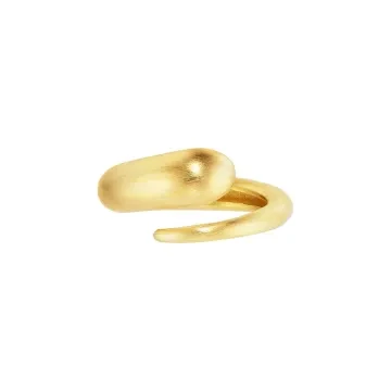 Jane Kønig Ring til Dame udført i 925 Sterling Sølv, Guld i en flot Guld farve