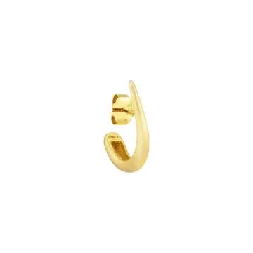 Jane Kønig Ørering Single til Dame udført i 925 Sterling Sølv, Guld i en flot Guld farve