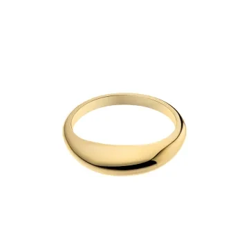 Pernille Corydon Ring til Dame udført i 925 Sterling Sølv i en flot Guld farve