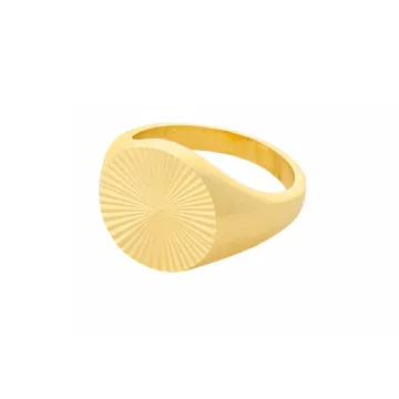 Pernille Corydon Ring til Dame udført i 925 Sterling Sølv i en flot Guld farve