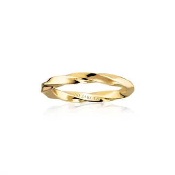 Sif Jakobs Ring til Dame udført i 925 Sterling Sølv i en flot Guld farve