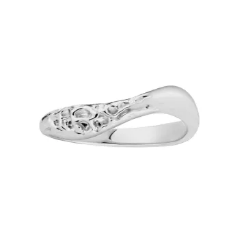 Maria Black Ring til Herre, Dame udført i 925 Sterling Sølv i en flot Sølv farve