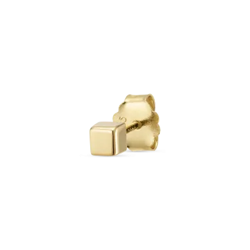 Jane Kønig Ørering Single til Dame udført i 925 Sterling Sølv, Guld i en flot Guld farve
