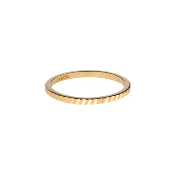 Jane Kønig Ring til Dame udført i 925 Sterling Sølv i en flot Guld farve